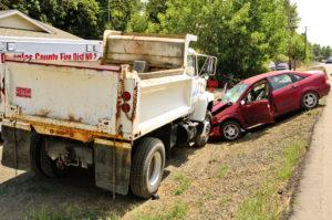 Road Construction Truck Accident