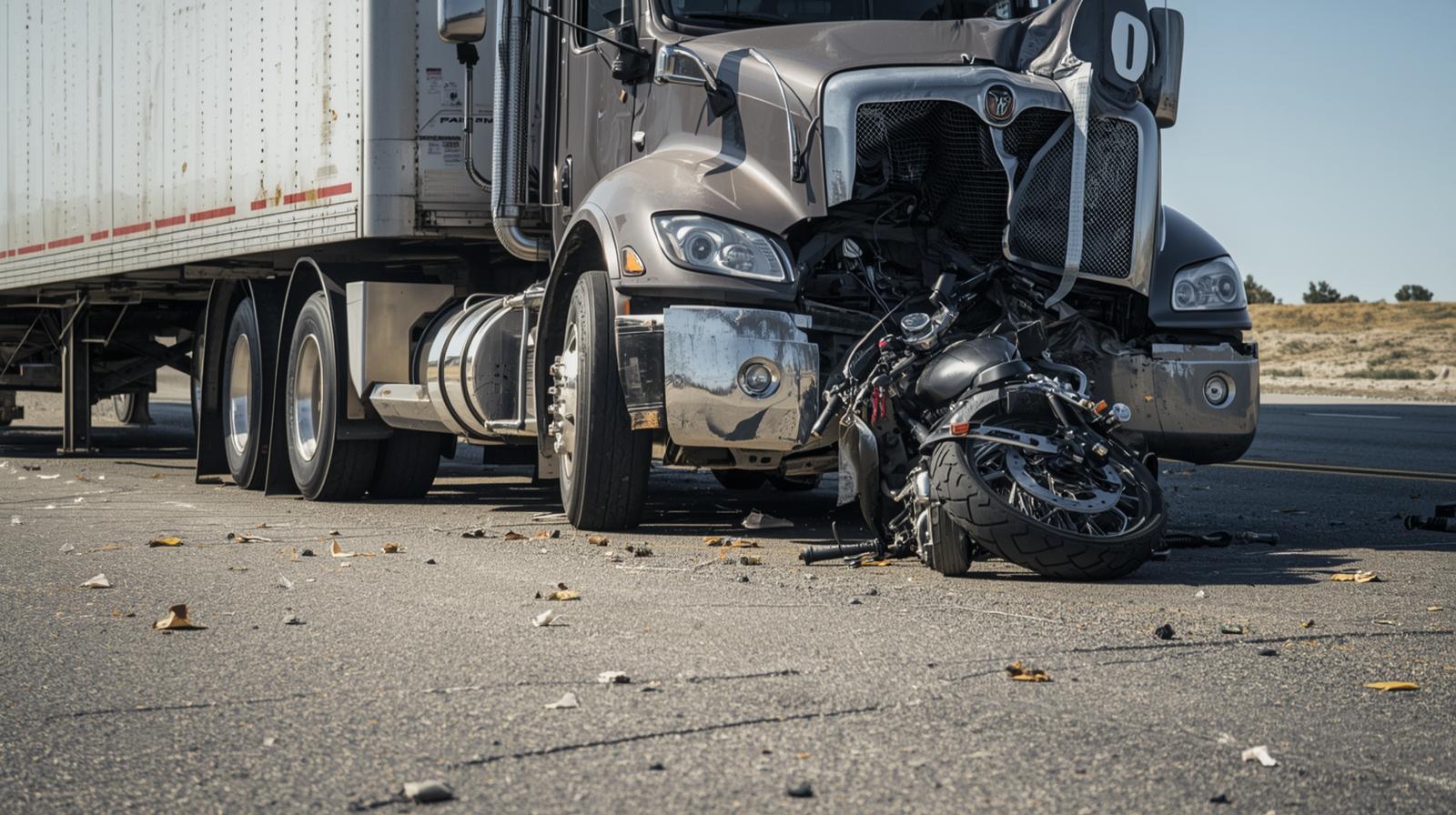 Motorcycle-Truck Accidents: Causes and Consequences